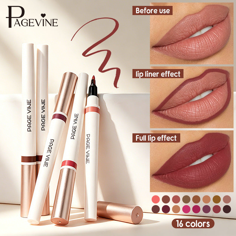 Dual Lip Liner and Lip Gloss