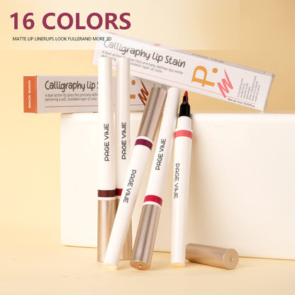 Dual Lip Liner and Lip Gloss