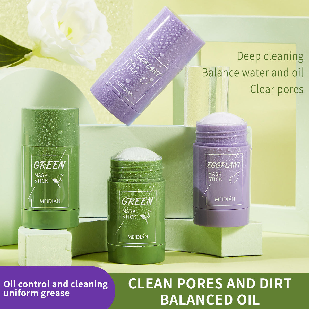 Green Tea Acne Facial Mask Stick